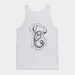 Scorpion, Scorpio zodiac sign Tank Top